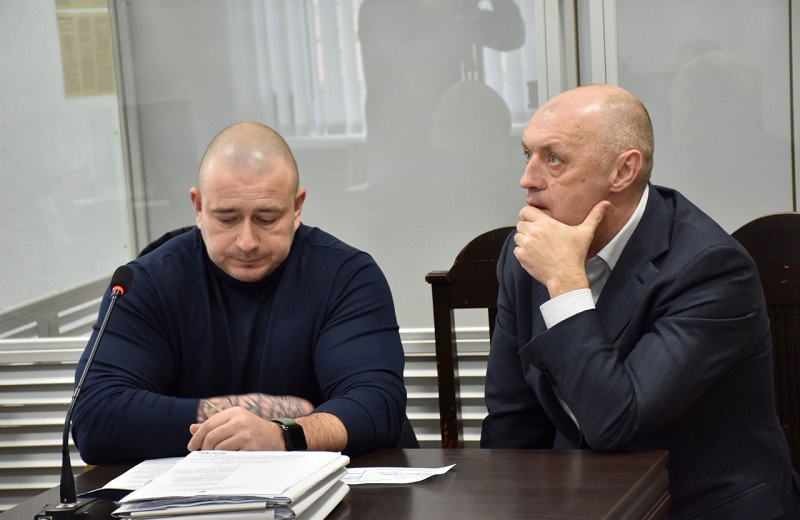Олександр Мамай на слуханні по справі